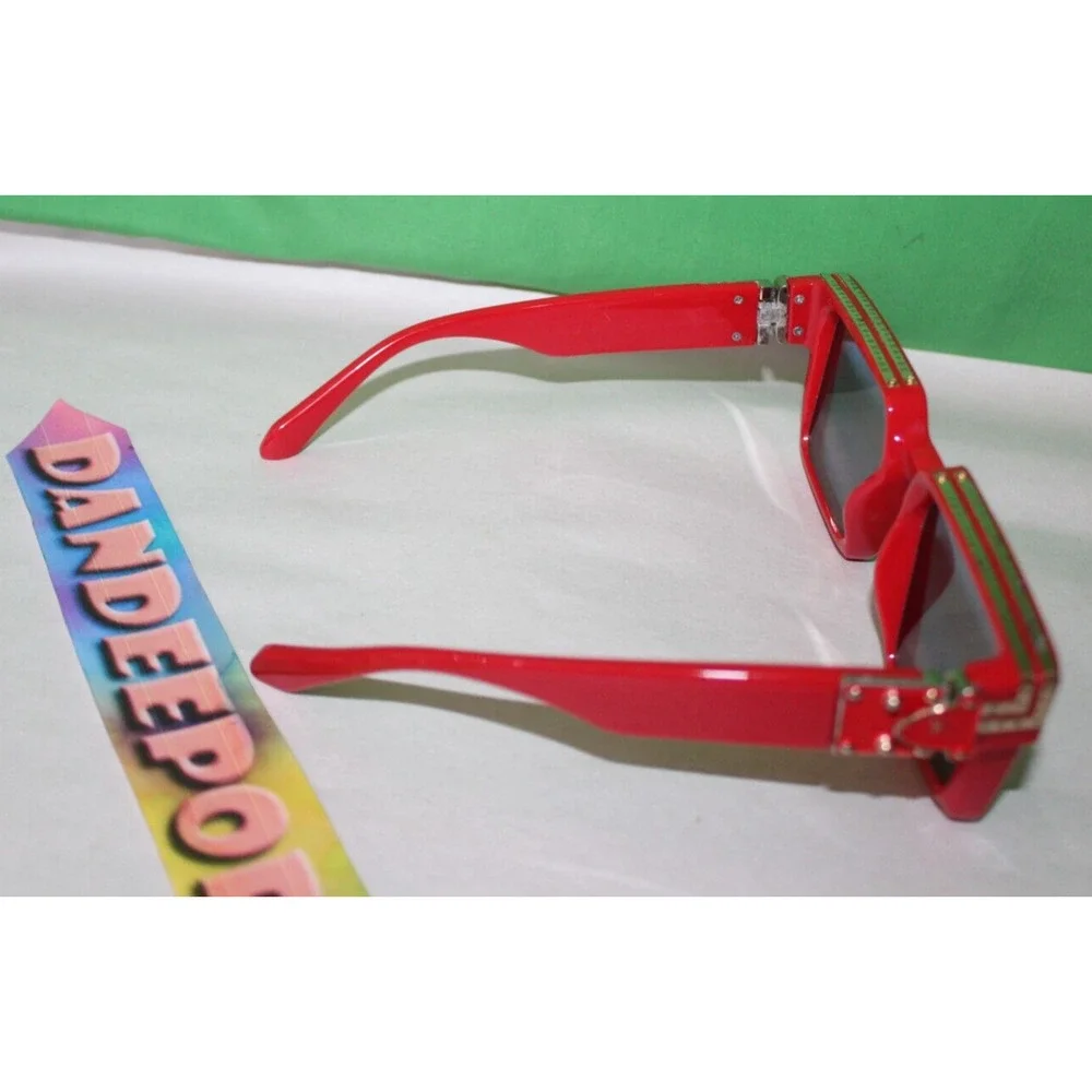 Louis Vuitton Millionaire Red Frame Men's Sunglasses Z1165W
